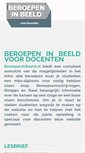 Mobile Screenshot of docent.beroepeninbeeld.nl