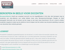 Tablet Screenshot of docent.beroepeninbeeld.nl